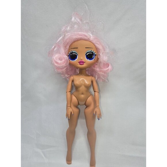 LOL OMG Uptown Girl Fashion Doll pink hair- Nude - Picture 1 of 4